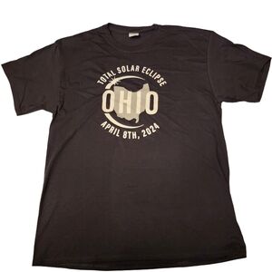 Black Ohio Solar Eclipse T-shirt